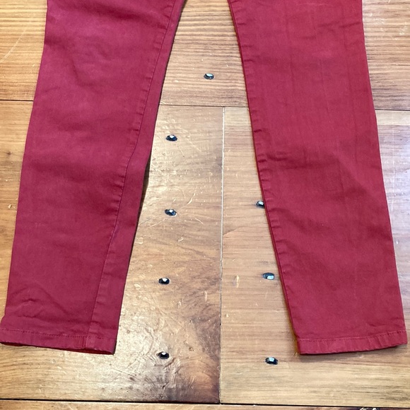 CLOTH & STONE 28 Red Skinny Jeans Brushed Cotton - Picture 4 of 7